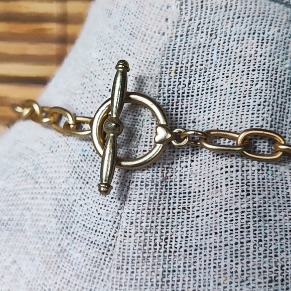 Brushed Gold Faux Pearls Cluster Ocean Theme Encrusted Stone Statement Necklace - Picture 5 of 15